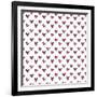 Hearts Seamless Pattern. Cute Doodle Hearts.-Bubushonok-Framed Art Print