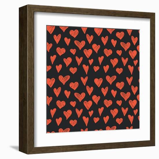 Hearts.-TashaNatasha-Framed Art Print