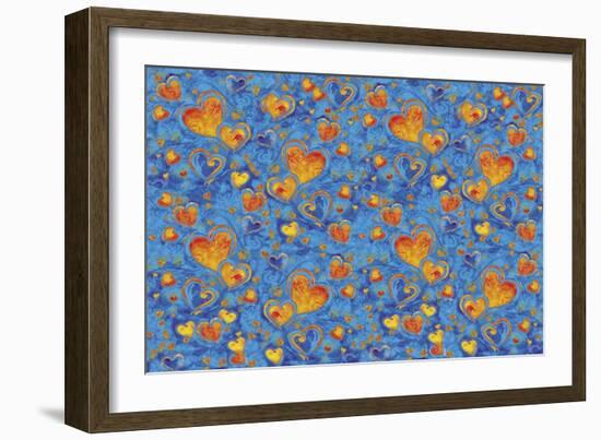 Hearts-Maria Trad-Framed Giclee Print