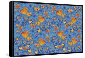 Hearts-Maria Trad-Framed Stretched Canvas