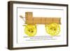 Heary Two-Horse Grain Delivery Wagon-null-Framed Premium Giclee Print