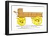 Heary Two-Horse Grain Delivery Wagon-null-Framed Premium Giclee Print