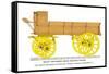 Heary Two-Horse Grain Delivery Wagon-null-Framed Stretched Canvas