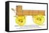 Heary Two-Horse Grain Delivery Wagon-null-Framed Stretched Canvas