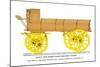 Heary Two-Horse Grain Delivery Wagon-null-Mounted Art Print