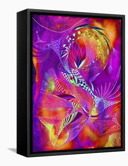 Heat of the Moment-MusicDreamerArt-Framed Stretched Canvas