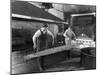 Heat Treating a Two Metre Saw Blade, Slack Sellars and Co Ltd, Sheffield, South Yorkshire, 1963-Michael Walters-Mounted Photographic Print