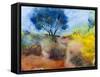 Heath Colours-Margaret Coxall-Framed Stretched Canvas