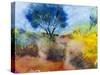 Heath Colours-Margaret Coxall-Stretched Canvas