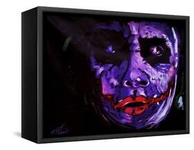 Heath Ledger 001-Rock Demarco-Framed Stretched Canvas