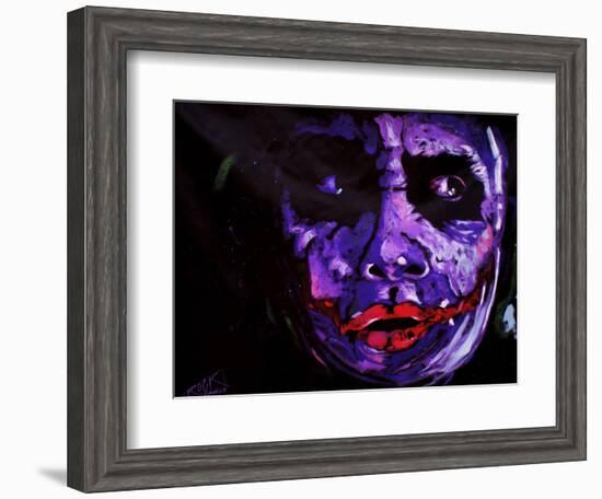 Heath Ledger 001-Rock Demarco-Framed Giclee Print