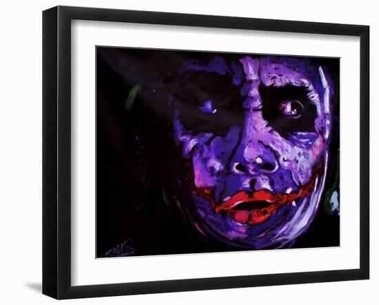 Heath Ledger 001-Rock Demarco-Framed Giclee Print