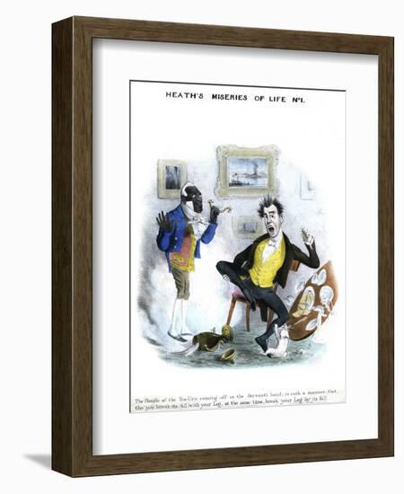 Heath 's Miseries of Life No1', William Heath-William Heath-Framed Giclee Print