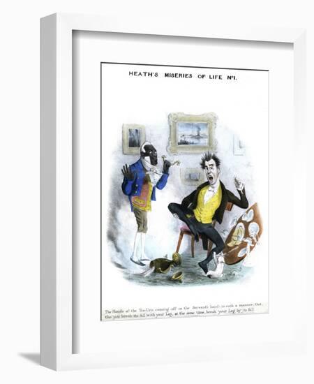 Heath 's Miseries of Life No1', William Heath-William Heath-Framed Giclee Print