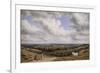 Heath Scene near Minstead in the New Forest looking Towards the Isle of Wight, 1834-J. M. W. Turner-Framed Giclee Print