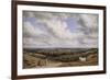 Heath Scene near Minstead in the New Forest looking Towards the Isle of Wight, 1834-J. M. W. Turner-Framed Giclee Print