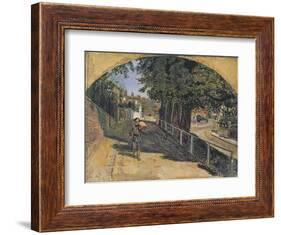 Heath Street, Hampstead, 1852-55-Ford Madox Brown-Framed Giclee Print