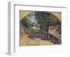 Heath Street, Hampstead, 1852-55-Ford Madox Brown-Framed Premium Giclee Print