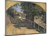 Heath Street, Hampstead, 1852-55-Ford Madox Brown-Mounted Premium Giclee Print