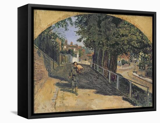 Heath Street, Hampstead, 1852-55-Ford Madox Brown-Framed Stretched Canvas