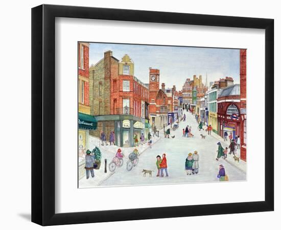 Heath Street, Hampstead-Gillian Lawson-Framed Giclee Print