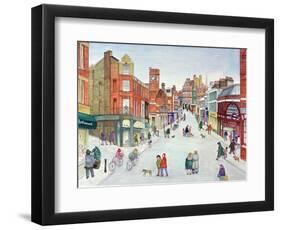 Heath Street, Hampstead-Gillian Lawson-Framed Giclee Print