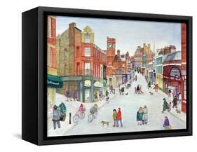 Heath Street, Hampstead-Gillian Lawson-Framed Stretched Canvas