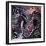 Heathcliff and Cathy, from the Novel Wuthering Heights-Robert Brook-Framed Giclee Print