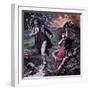Heathcliff and Cathy, from the Novel Wuthering Heights-Robert Brook-Framed Giclee Print