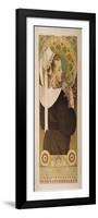 Heather from Coastal Cliffs, 1902-Alphonse Mucha-Framed Giclee Print