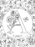 Floral Alphabet A to Z-Heather Rosas-Art Print