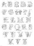 Floral Alphabet A to Z-Heather Rosas-Art Print