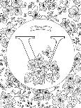 T is for Trumpet Flower-Heather Rosas-Art Print