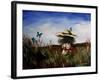 Heather with Butterflies-Cherie Roe Dirksen-Framed Giclee Print