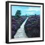 Heathland Heather, 2009, (oil on canvas)-Helen White-Framed Premium Giclee Print