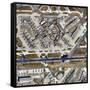 Heathrow Airport, UK, Aerial Image-Getmapping Plc-Framed Stretched Canvas