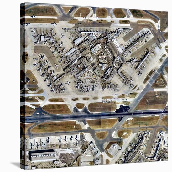 Heathrow Airport, UK, Aerial Image-Getmapping Plc-Stretched Canvas