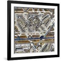 Heathrow Airport, UK, Aerial Image-Getmapping Plc-Framed Photographic Print