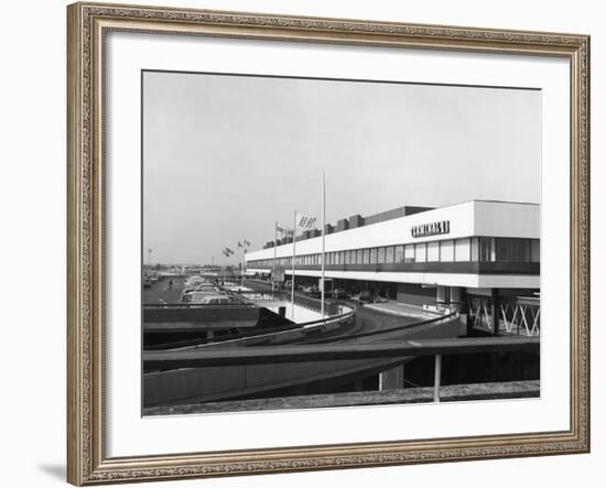 Heathrow Terminal One-Gill Emberton-Framed Photographic Print