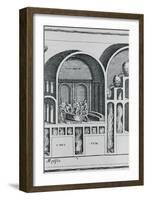 Heating Installation in Roman Bath-null-Framed Giclee Print