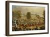 Heaton Park Races, Manchester (Oil on Canvas)-Francis Calcraft Turner-Framed Giclee Print