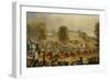 Heaton Park Races, Manchester (Oil on Canvas)-Francis Calcraft Turner-Framed Giclee Print