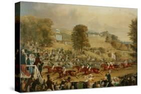 Heaton Park Races, Manchester (Oil on Canvas)-Francis Calcraft Turner-Stretched Canvas