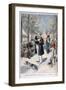 Heatwave in Paris, 1895-F Meaulle-Framed Giclee Print