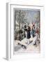 Heatwave in Paris, 1895-F Meaulle-Framed Giclee Print