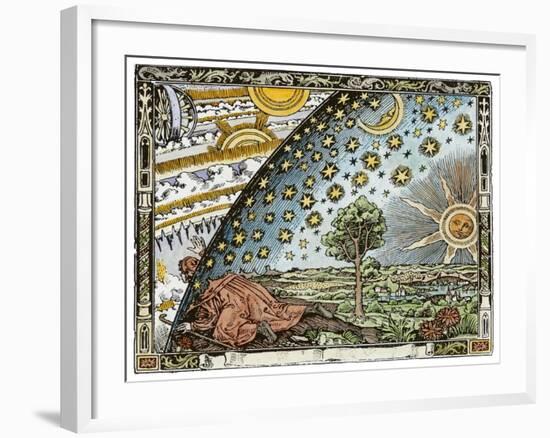 Heaven and Earth-null-Framed Art Print