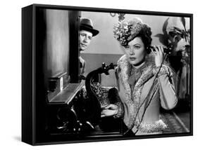 Heaven Can Wait, Don Ameche, Gene Tierney, 1943-null-Framed Stretched Canvas