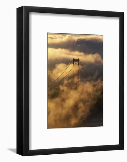 Heaven Gate, Epic Fog and Light, Golden Gate Bridge, San Francisco-Vincent James-Framed Photographic Print