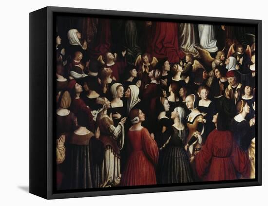 Heaven or All Saints' Altarpiece-Ludovico Brea-Framed Stretched Canvas