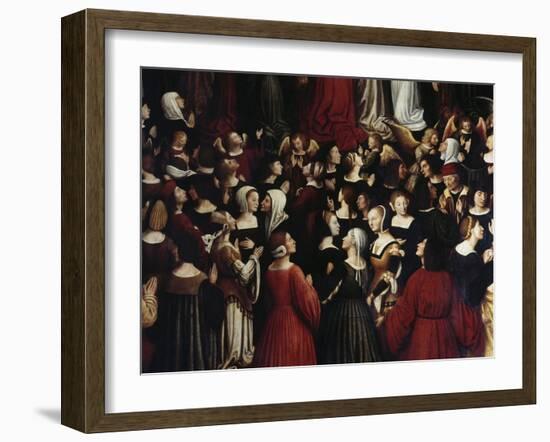 Heaven or All Saints' Altarpiece-Ludovico Brea-Framed Giclee Print